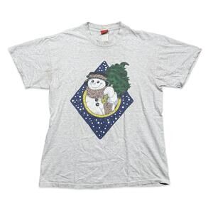 Vintage Snowden Snowman Christmas Tree T-Shirt